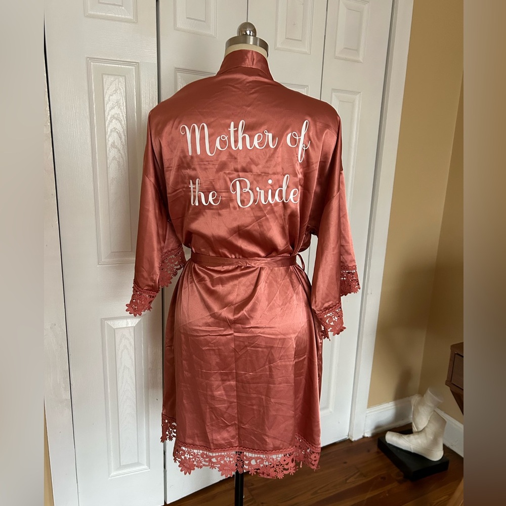 Custom bridal robes